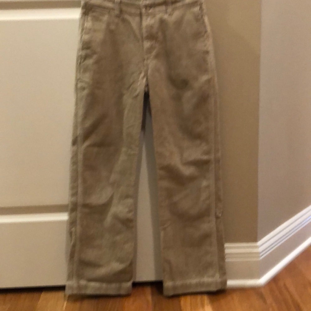 Boys Khaki Corderoy  Polo Pants size 10
